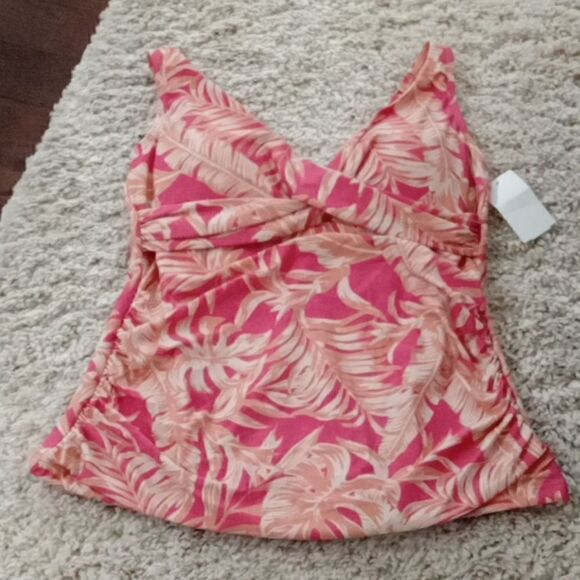 Artesands multifitcup crossfront "Boca Raton  Delacroix" tankini top size 10 NWT - Picture 1 of 4